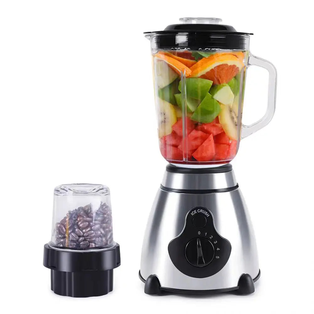 400W High Power 4000mAh Battery 2-in-1 Portable Blender Juicer and Food Processor with 3 Speed Settings for Household Use