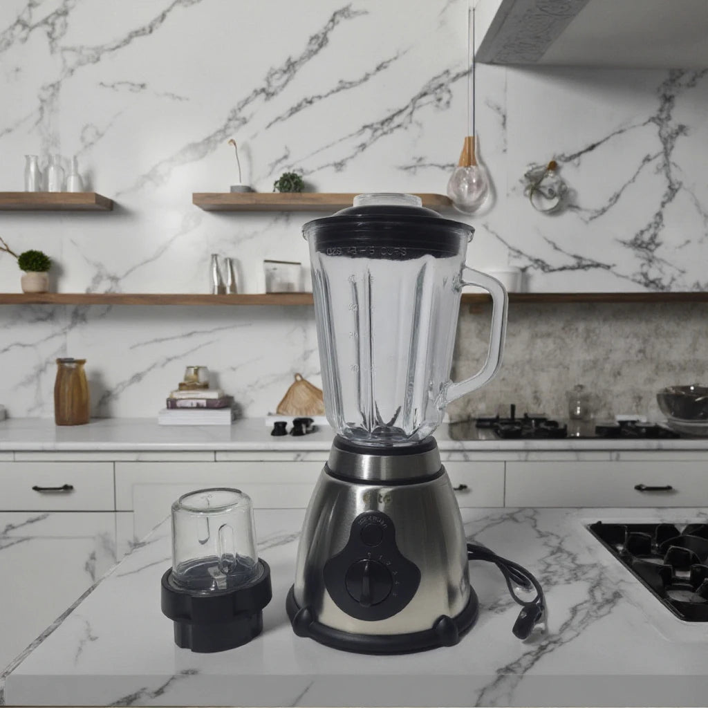 400W High Power 4000mAh Battery 2-in-1 Portable Blender Juicer and Food Processor with 3 Speed Settings for Household Use