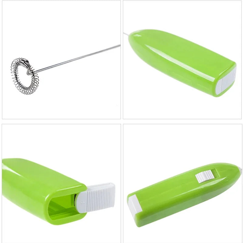 Blender Kitchen Accessories Drinks Milk Coffee Frother Foamer Whisk Mixer Stirrer Egg Beater Electric Mini Handle Kitchen Tools