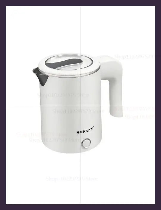 2025 New 500ml Electric Kettle Stainless Steel Portable Smart Kettle Anti-burning Dry Boil Travel Home Office Kitchen Appliance.