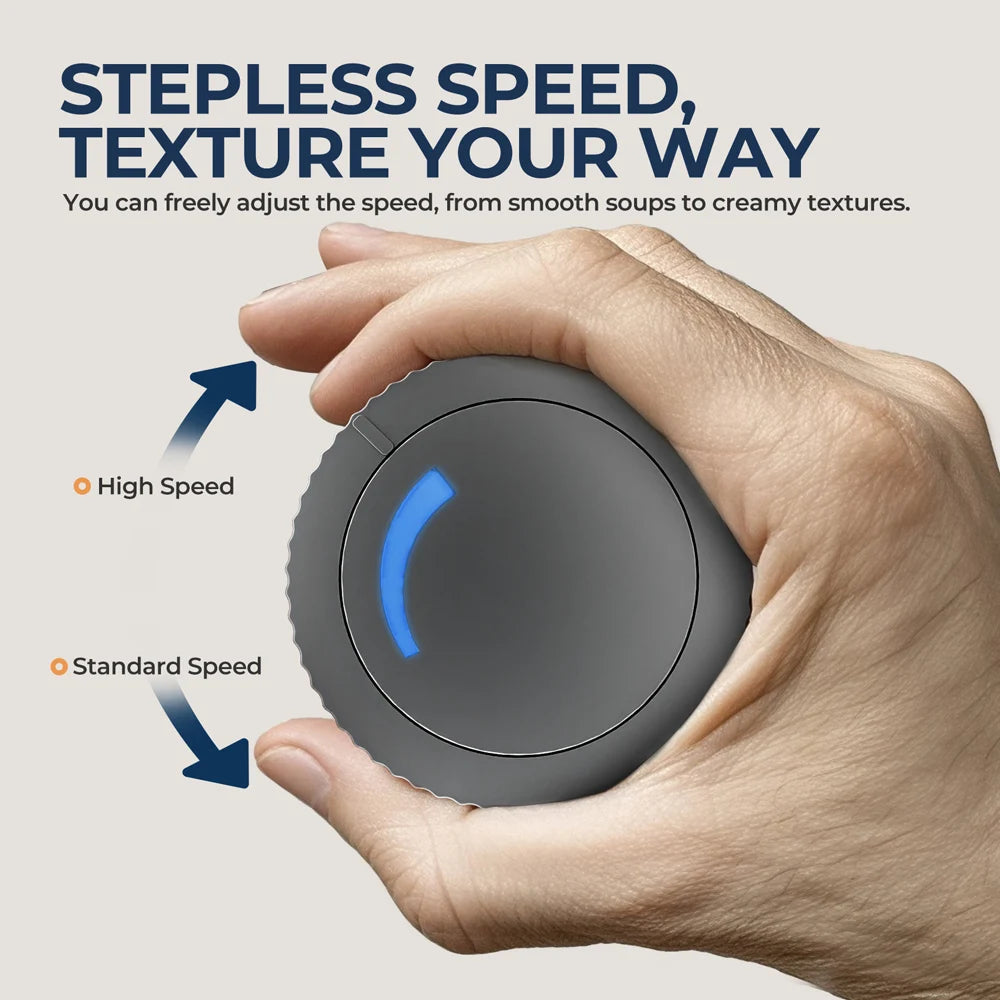 Hand Immersion Blender 1000W Powerful 4-in-1,Stainless Steel Stick Food Mixer,700ml Mixing Beaker,500ml Processor,Whisk