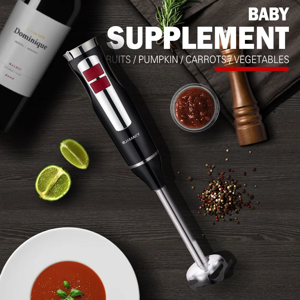 2025 New Household Blender 1500w Multi-functional Cooking Stick Small Baby Auxiliary Food Machine Meat Grinder Food Processor