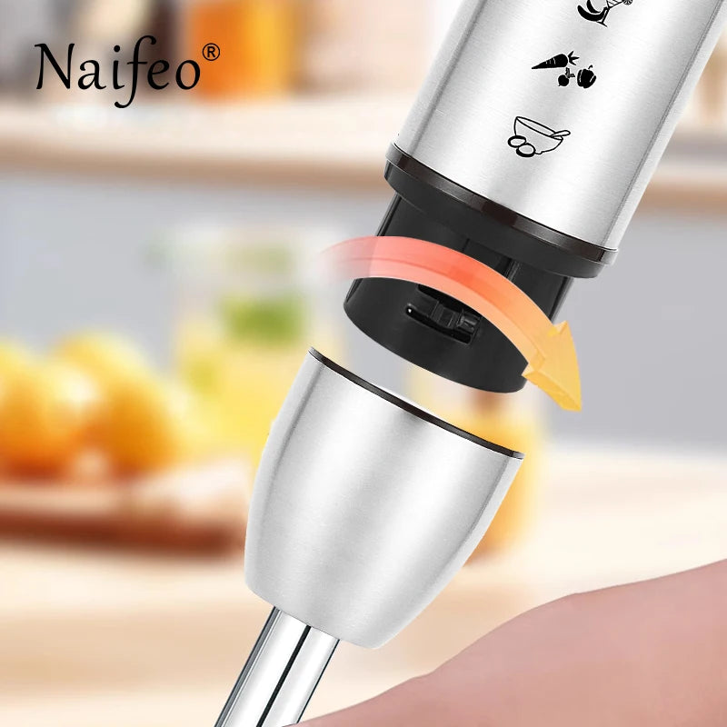 1000W Powerful Motor Handheld Blender Electric Mixer with Infinite Speed Control, Portable Kitchen Blender for Smoothies