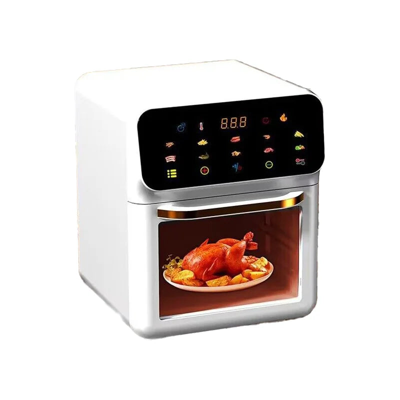 1350W 12L Air Fryer Oven - Multi-Functional Large Capacity, Oil-Free Health, Digital Touchscreen, Home Use, Easy Clean