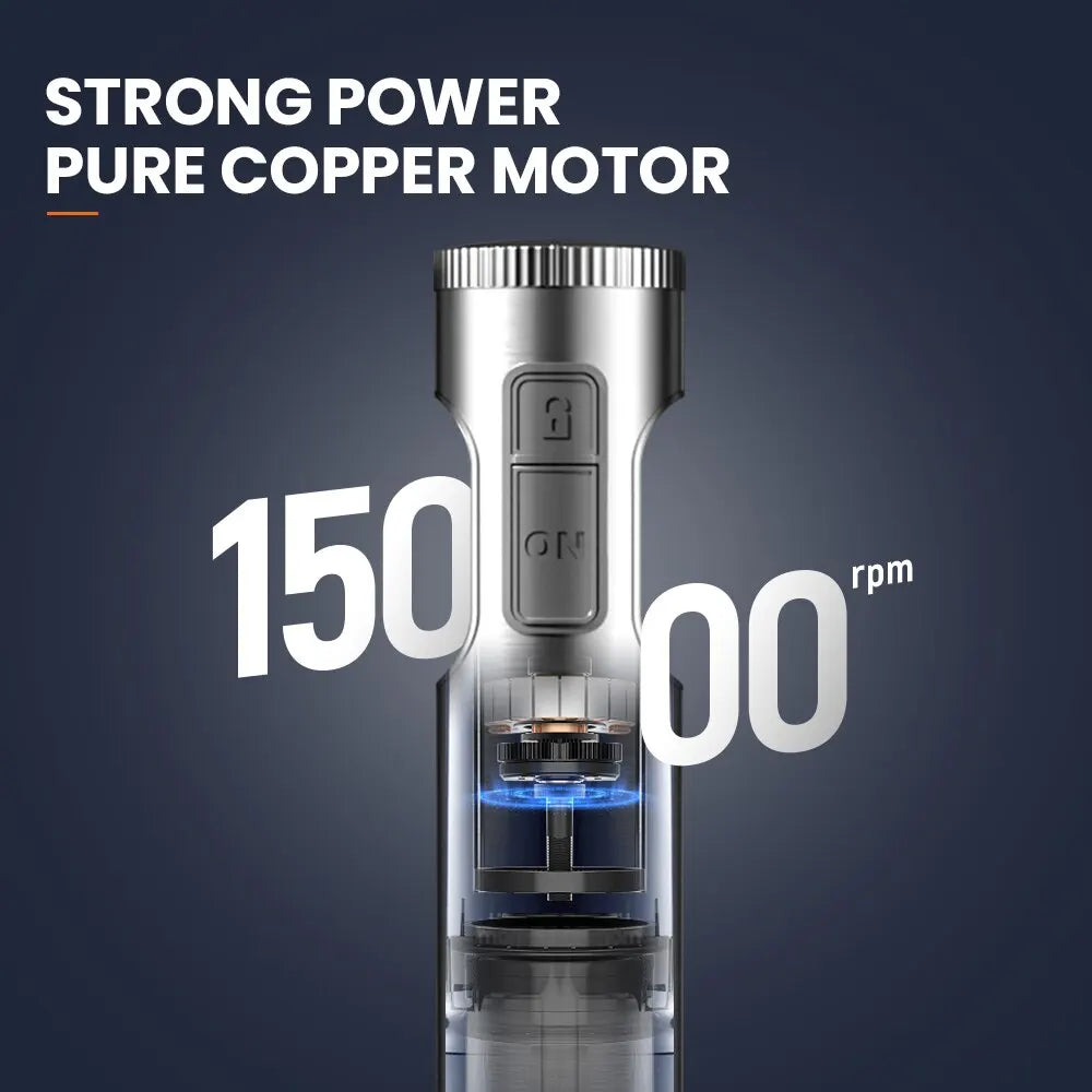 Hand Immersion Blender 1000W Powerful 4-in-1,Stainless Steel Stick Food Mixer,700ml Mixing Beaker,500ml Processor,Whisk