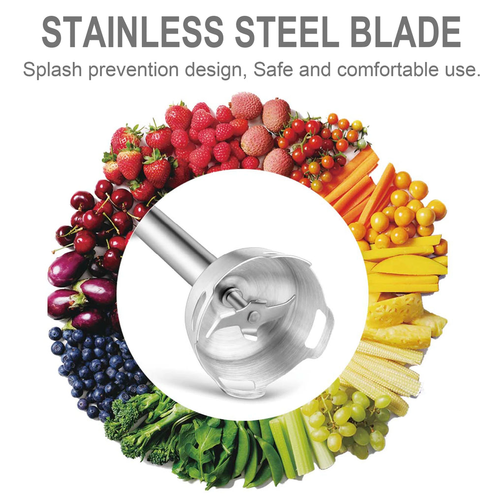 1000W Hand Blender Immersion Electric Food Mixer Ice Crushing Kitchen Vegetable Meat Grinder Chopper Fruit Stirring Sonifer