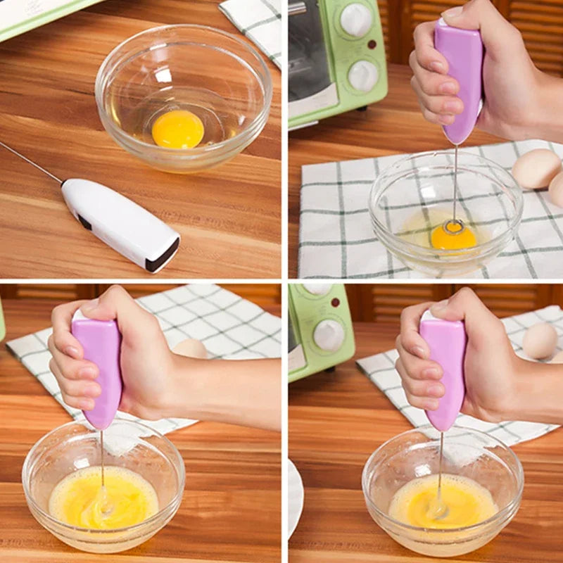 Blender Kitchen Accessories Drinks Milk Coffee Frother Foamer Whisk Mixer Stirrer Egg Beater Electric Mini Handle Kitchen Tools