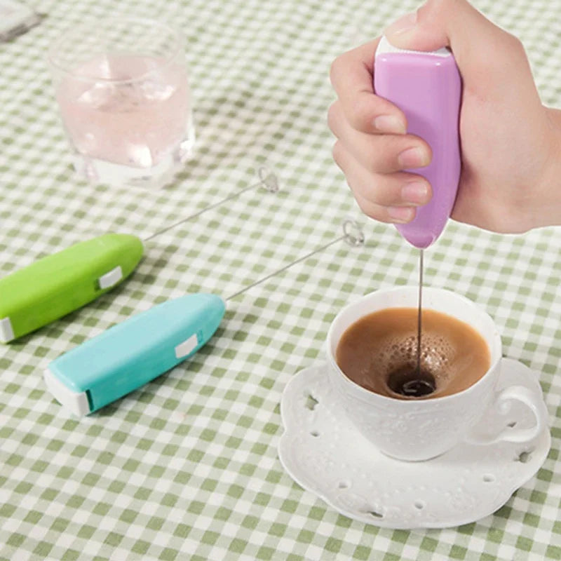 Blender Kitchen Accessories Drinks Milk Coffee Frother Foamer Whisk Mixer Stirrer Egg Beater Electric Mini Handle Kitchen Tools