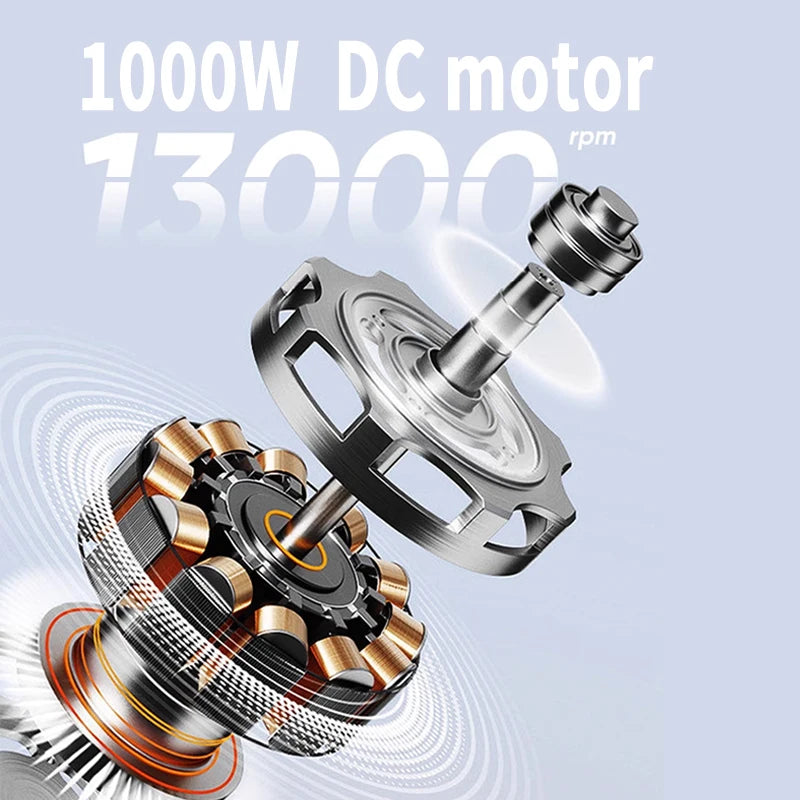 1000W Powerful Motor Handheld Blender Electric Mixer with Infinite Speed Control, Portable Kitchen Blender for Smoothies