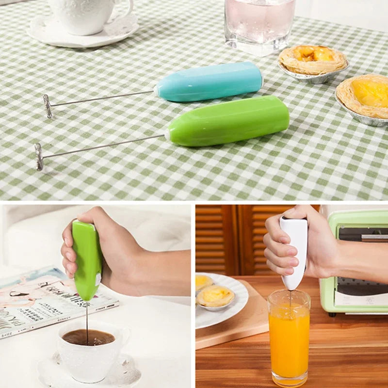 Blender Kitchen Accessories Drinks Milk Coffee Frother Foamer Whisk Mixer Stirrer Egg Beater Electric Mini Handle Kitchen Tools