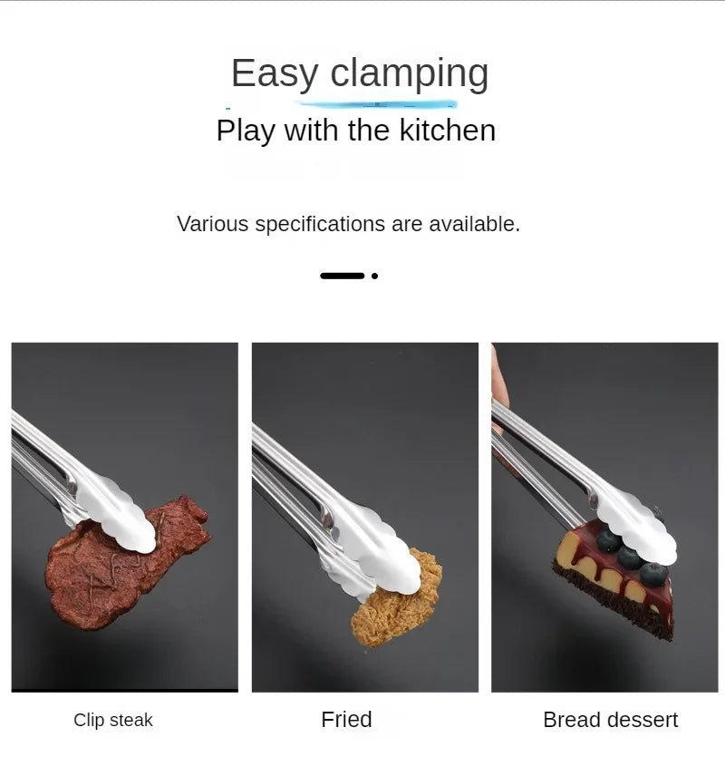 Meat Utensils for Kitchen Salad Kitchens Accessories Cookware Home Cap Tool Clip Tongs Ice Cubes BBQ Bone Accessory Baking Tools